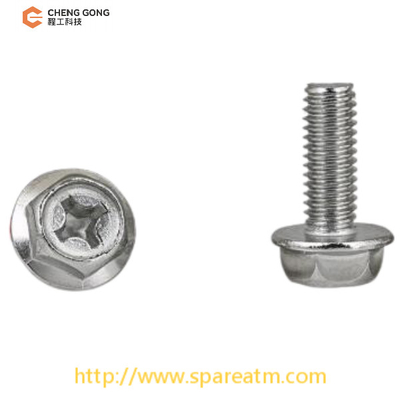 M4*6 Hexagon 7.0 NCR S2 Channel Cross Hexagon Screw For NCR Parts Replacement Components