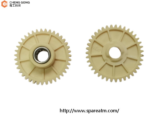1750200435-105 ATM Parts Wincor Cineo 39 Tooth Yellow Gear With Bearing VS