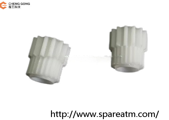 Diebold 368 U2UR White Small Double Gear 14T Original and Sample for ATM Spare Parts